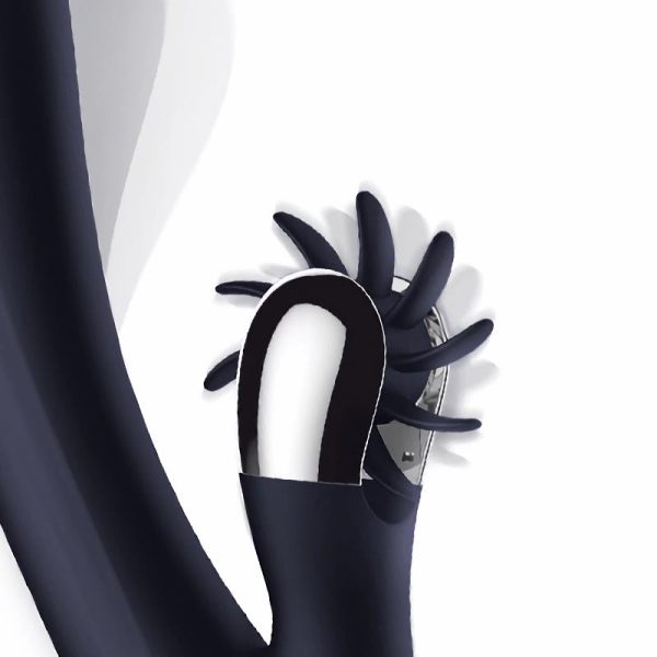 INTOYOU Darkspace Vibrador con Lenguas Rotadora y Movimiento Finger Azul - Imagen 2