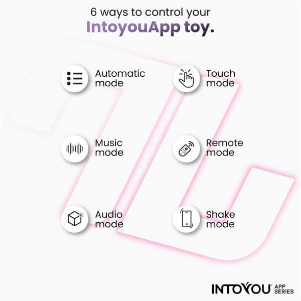 INTOYOU APP SERIES Derek Vibrador con Movimiento Finger 3 Motores y APP - Imagen 4