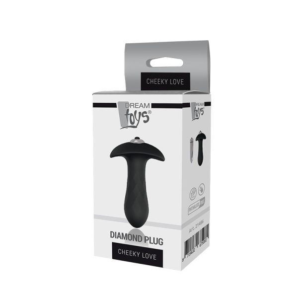 Diamond Anal Plug con vibración 10x3cm CHEEKY LOVE - Imagen 3