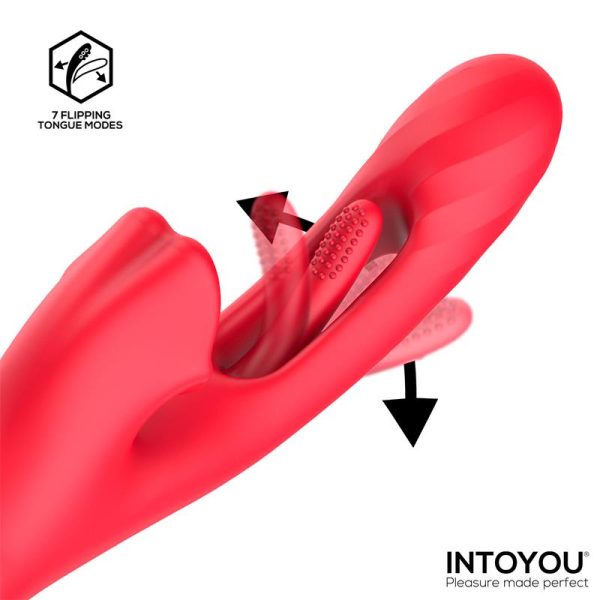 INTOYOU Grant Vibrador con Flipping y Lengua Licking 360º - Imagen 3