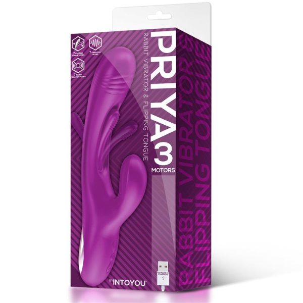 INTOYOU Priya Vibrador con Lengua con Movimiento Flipping - Imagen 4