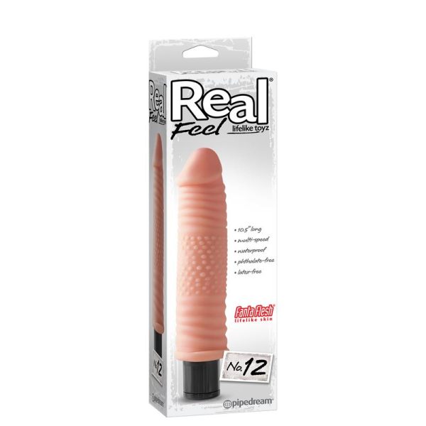 REAL FEEL Vibrador No. 12 Color Natural
