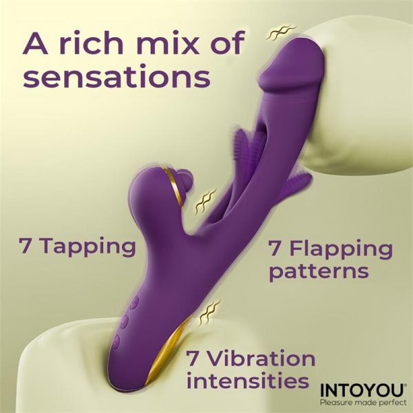 INTOYOU Siter Vibrador con Lengua Movimiento Flipping y Bola Golpeteo - Imagen 4
