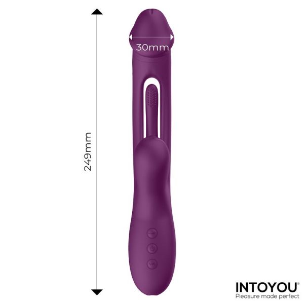 INTOYOU Siter Vibrador con Lengua Movimiento Flipping y Bola Golpeteo - Imagen 5
