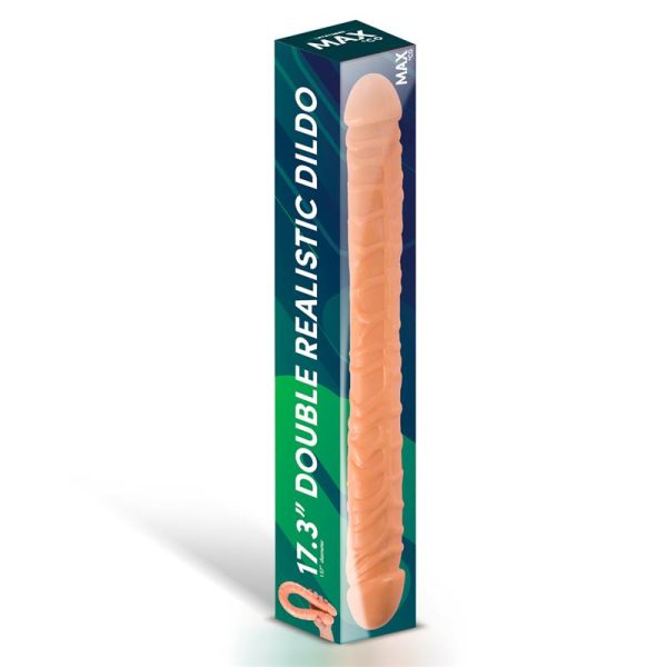 MAX & CO Trent Dildo Doble Realista Natural 17,3" - 44 cm - Imagen 3