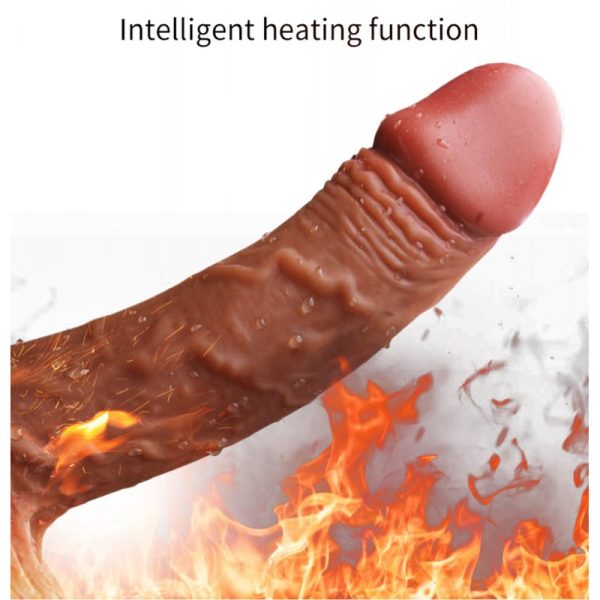 Vibrador Telescópico con Calor Control Remoto Recargable 7 modos 20 x 4cm - Imagen 2