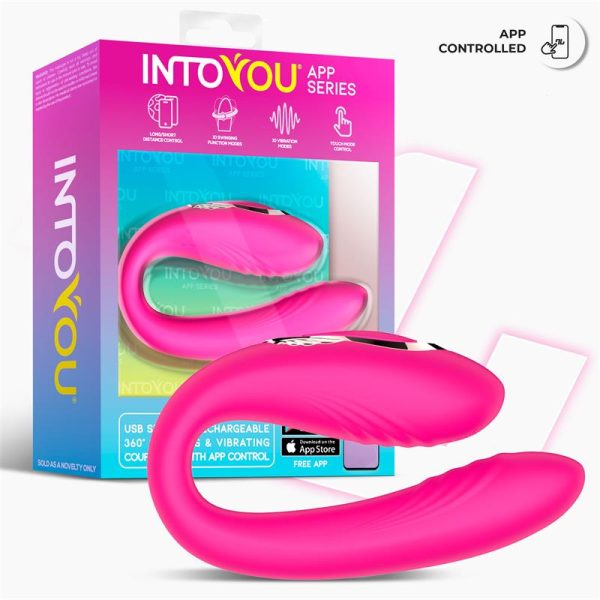 INTOYOU APP SERIES Couty Juguete para Parejas con Oscilación 360º con APP - Imagen 2