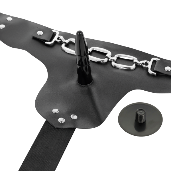 HARNESS ATTRACTION - ARNÉS GEORGE REALÍSTICO VIBRADOR 19 CM -O- 4 CM - Imagen 3