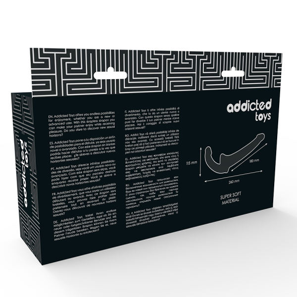 ADDICTED TOYS - DILDO CON ARNÉS SIN SUJECIÓN NATURAL - Imagen 3